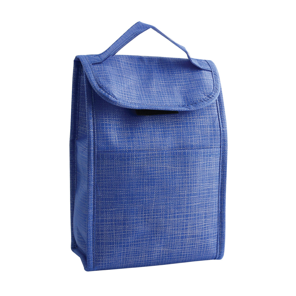 Small Polypropylene Lunch Bag (7'' W X 10'' H) 80 Gsm-Bag-Brand Your Tote-Heather Blue-Brand Your Tote