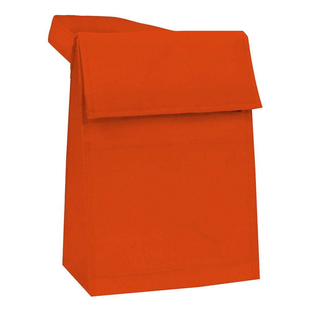 Small Polypropylene Lunch Bag (7'' W X 10'' H) 80 Gsm-Bag-Brand Your Tote-Orange-Brand Your Tote