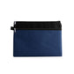 Small Polypropylene Pouch (9.75'' W X 7'' H) 80 Gsm-Pouch-Brand Your Tote-Black-Heather Blue-Brand Your Tote