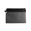 Small Polypropylene Pouch (9.75'' W X 7'' H) 80 Gsm-Pouch-Brand Your Tote-Black-Heather Grey-Brand Your Tote