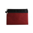 Small Polypropylene Pouch (9.75'' W X 7'' H) 80 Gsm-Pouch-Brand Your Tote-Black-Heather Red-Brand Your Tote