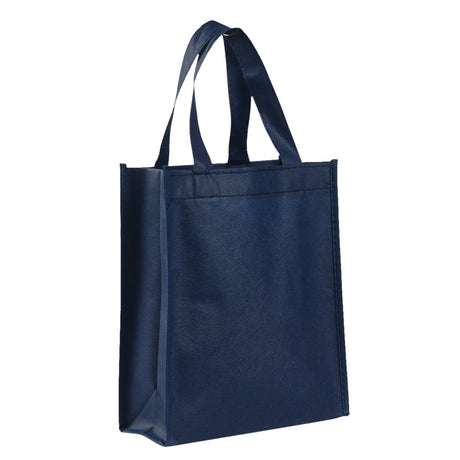 Small Polypropylene Shopper Bag (8'' W X 10'' H) 80 Gsm-Bag-Brand Your Tote-Navy Blue-Brand Your Tote