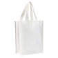 Small Polypropylene Shopper Bag (8'' W X 10'' H) 80 Gsm-Bag-Brand Your Tote-White-Brand Your Tote
