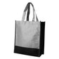 Small Polypropylene Tote Bag (10'' W X 12'' H) 80 Gsm-Tote Bag-Brand Your Tote-Black-Heather Grey-Brand Your Tote