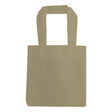 Small Polypropylene Tote Bag (6'' W X 6'' H) 80 Gsm-Tote Bag-Brand Your Tote-Beige-Brand Your Tote