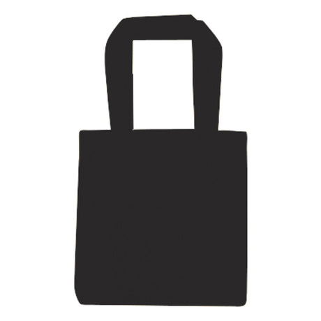Small Polypropylene Tote Bag (6'' W X 6'' H) 80 Gsm-Tote Bag-Brand Your Tote-Black-Brand Your Tote