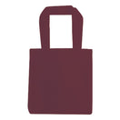 Small Polypropylene Tote Bag (6'' W X 6'' H) 80 Gsm-Tote Bag-Brand Your Tote-Burgundy-Brand Your Tote
