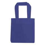 Small Polypropylene Tote Bag (6'' W X 6'' H) 80 Gsm-Tote Bag-Brand Your Tote-Royal Blue-Brand Your Tote