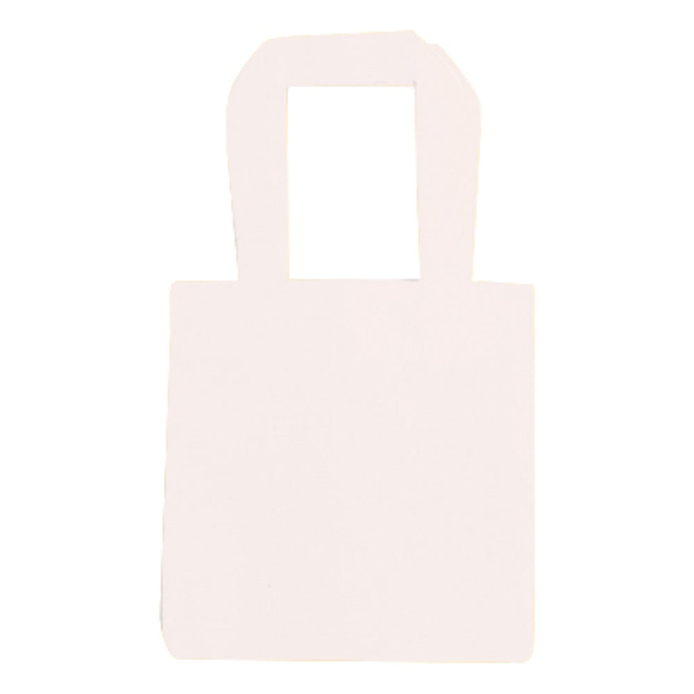Small Polypropylene Tote Bag (6'' W X 6'' H) 80 Gsm-Tote Bag-Brand Your Tote-White-Brand Your Tote