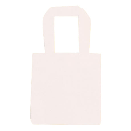 Small Polypropylene Tote Bag (6'' W X 6'' H) 80 Gsm-Tote Bag-Brand Your Tote-White-Brand Your Tote