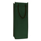 Small Polypropylene Wine Tote Bag (5'' W X 13'' H) 90 Gsm-Tote Bag-Brand Your Tote-Hunter Green-Brand Your Tote