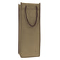 Small Polypropylene Wine Tote Bag (5'' W X 13'' H) 90 Gsm-Tote Bag-Brand Your Tote-Khaki-Brand Your Tote