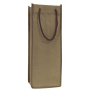Small Polypropylene Wine Tote Bag (5'' W X 13'' H) 90 Gsm-Tote Bag-Brand Your Tote-Khaki-Brand Your Tote