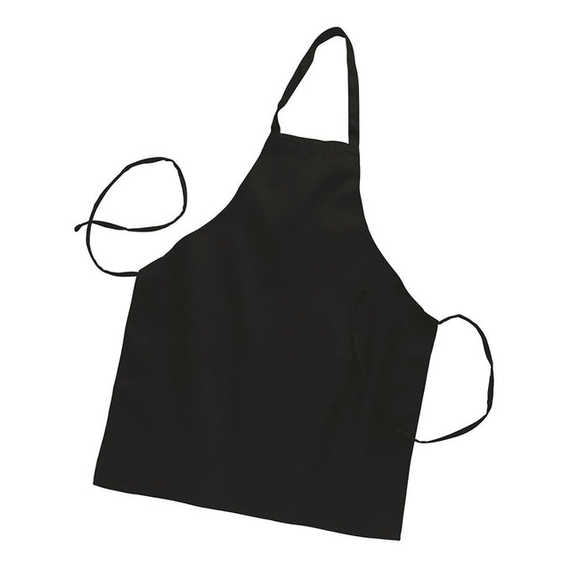 Twill / Poly-Cotton Full Length Butcher Apron (28'' W X 34'' H) 7.5 Oz-Apron-Brand Your Tote-Black-Brand Your Tote