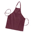 Twill / Poly-Cotton Full Length Butcher Apron (28'' W X 34'' H) 7.5 Oz-Apron-Brand Your Tote-Maroon-Brand Your Tote