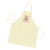 Twill / Poly-Cotton Full Length Butcher Apron (28'' W X 34'' H) 7.5 Oz-Apron-Brand Your Tote-Natural-Brand Your Tote