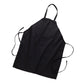 Twill / Poly-Cotton Full Length Wide Bib Butcher Apron (28'' W X 34'' H) 7.5 Oz-Apron-Brand Your Tote-Black-Brand Your Tote