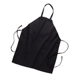 Twill / Poly-Cotton Full Length Wide Bib Butcher Apron (28'' W X 34'' H) 7.5 Oz-Apron-Brand Your Tote-Black-Brand Your Tote
