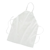 Twill / Poly-Cotton Full Length Wide Bib Butcher Apron (28'' W X 34'' H) 7.5 Oz-Apron-Brand Your Tote-White-Brand Your Tote