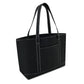 Xl Cotton Canvas Admiral Tote Bag (24'' W X 14'' H) 24 Oz-Tote Bag-Brand Your Tote-Black-Brand Your Tote