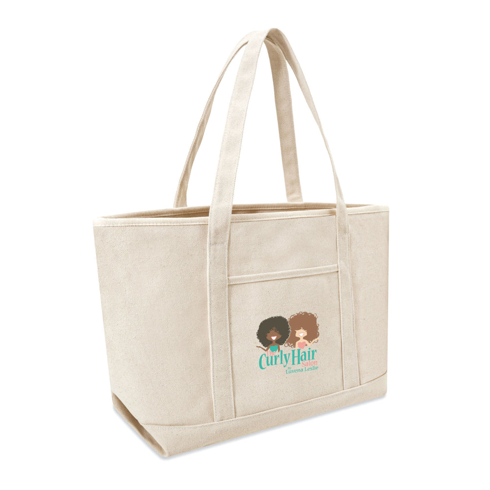 Xl Cotton Canvas Admiral Tote Bag (24'' W X 14'' H) 24 Oz-Tote Bag-Brand Your Tote-Natural-Brand Your Tote