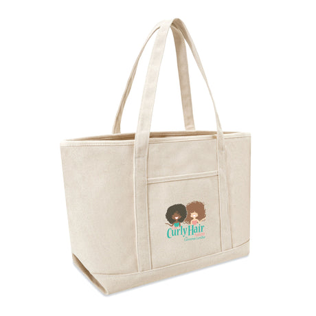 Xl Cotton Canvas Admiral Tote Bag (24'' W X 14'' H) 24 Oz-Tote Bag-Brand Your Tote-Natural-Brand Your Tote