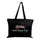 Xl Cotton Canvas Basiczippered Tote Bag (20'' W X 15'' H) 12 Oz-Tote Bag-Brand Your Tote-Black-Brand Your Tote