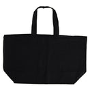 Xl Cotton Canvas Grande Tote Bag (27'' W X 16'' H) 10 Oz-Tote Bag-Brand Your Tote-Black-Brand Your Tote