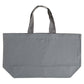 Xl Cotton Canvas Grande Tote Bag (27'' W X 16'' H) 10 Oz-Tote Bag-Brand Your Tote-Grey-Brand Your Tote