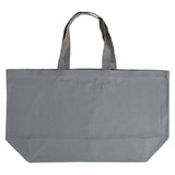 Xl Cotton Canvas Grande Tote Bag (27'' W X 16'' H) 10 Oz-Tote Bag-Brand Your Tote-Grey-Brand Your Tote