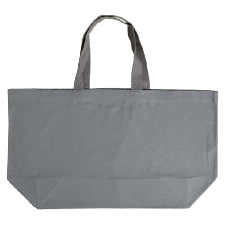 Xl Cotton Canvas Grande Tote Bag (27'' W X 16'' H) 10 Oz-Tote Bag-Brand Your Tote-Grey-Brand Your Tote