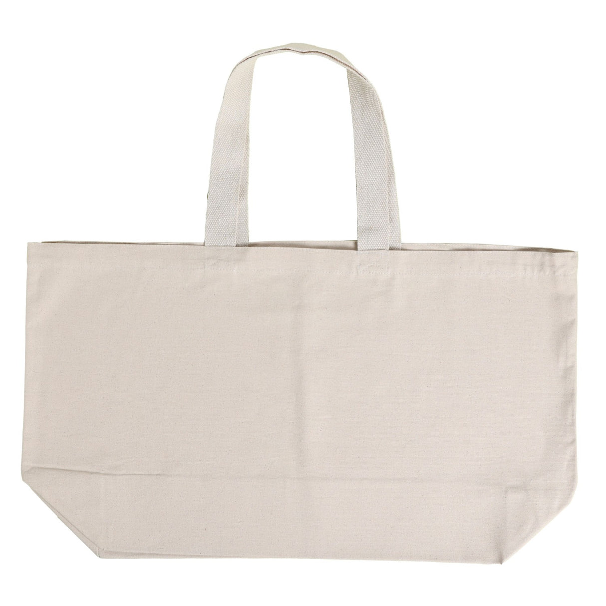 Xl Cotton Canvas Grande Tote Bag (27'' W X 16'' H) 10 Oz-Tote Bag-Brand Your Tote-Natural-Brand Your Tote