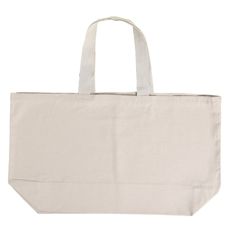 Xl Cotton Canvas Grande Tote Bag (27'' W X 16'' H) 10 Oz-Tote Bag-Brand Your Tote-Natural-Brand Your Tote