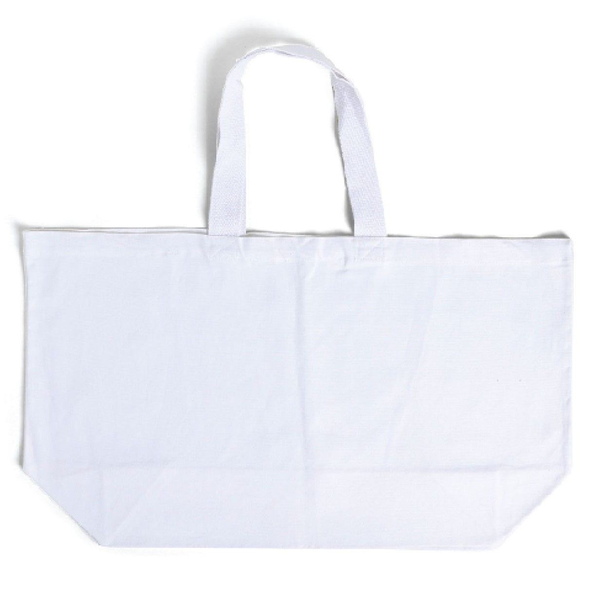 Xl Cotton Canvas Grande Tote Bag (27'' W X 16'' H) 10 Oz-Tote Bag-Brand Your Tote-White-Brand Your Tote
