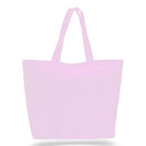 Xl Cotton Canvas Instyle Tote Bag (23'' W X 17'' H) 12 Oz-Tote Bag-Brand Your Tote-Light Pink-Brand Your Tote