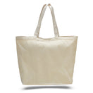 Xl Cotton Canvas Instyle Tote Bag (23'' W X 17'' H) 12 Oz-Tote Bag-Brand Your Tote-Natural-Brand Your Tote