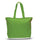 Xl Cotton Canvas Zippered Tote Bag (20'' W X 15'' H) 12 Oz-Tote Bag-Brand Your Tote-Lime Green-Brand Your Tote