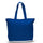 Xl Cotton Canvas Zippered Tote Bag (20'' W X 15'' H) 12 Oz-Tote Bag-Brand Your Tote-Royal Blue-Brand Your Tote