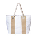 Xl Dobby Cotton Beach Club Tote Bag (22'' W X 14.9'' H) 18 Oz-Tote Bag-Brand Your Tote-Kraft-Brand Your Tote