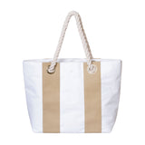Xl Dobby Cotton Beach Club Tote Bag (22'' W X 14.9'' H) 18 Oz-Tote Bag-Brand Your Tote-Kraft-Brand Your Tote