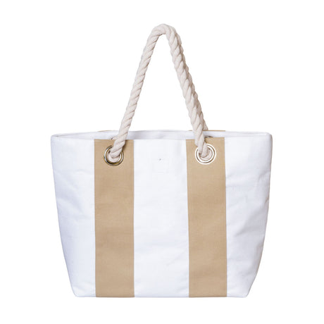 Xl Dobby Cotton Beach Club Tote Bag (22'' W X 14.9'' H) 18 Oz-Tote Bag-Brand Your Tote-Kraft-Brand Your Tote