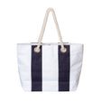Xl Dobby Cotton Beach Club Tote Bag (22'' W X 14.9'' H) 18 Oz-Tote Bag-Brand Your Tote-Navy Blue-Brand Your Tote