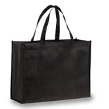 Xl Polypropylene Bag (20'' W X 16'' H) 80 Gsm-Bag-Brand Your Tote-Black-Brand Your Tote