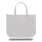 Xl Polypropylene Zippered Tote Bag (20'' W X 15'' H) 100 Gsm-Tote Bag-Brand Your Tote-White-Brand Your Tote